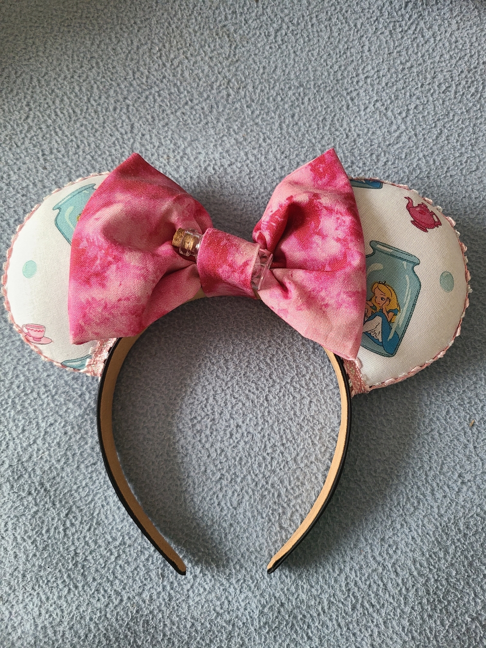 Pink Alice In Wonderland Disney Ears Headband